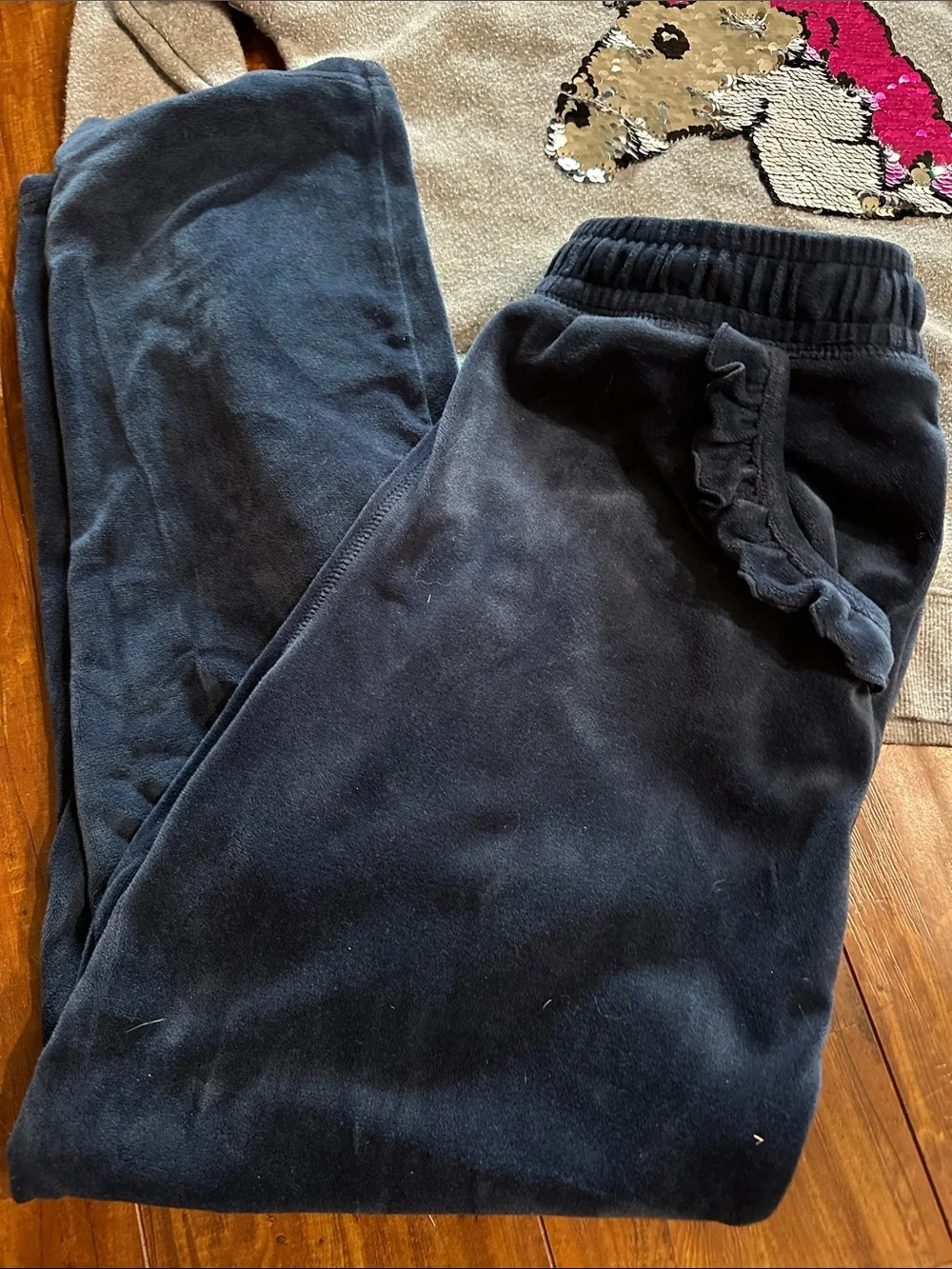 OshKosh Unicorn Flip Sequin Sweatshirt Wonder Nation Velour Pants 10